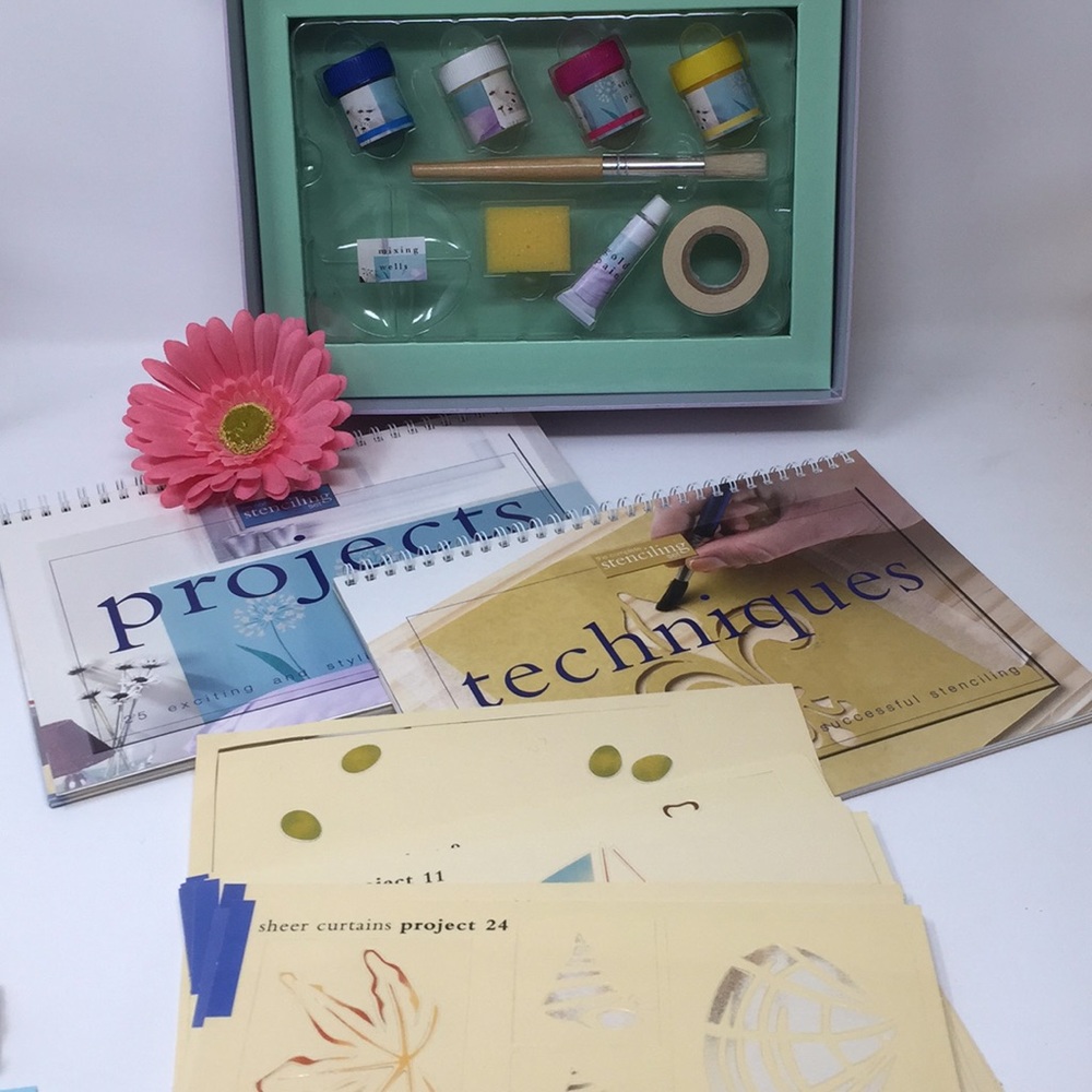 Complete Stenciling Set Stencils Step by Step Kit